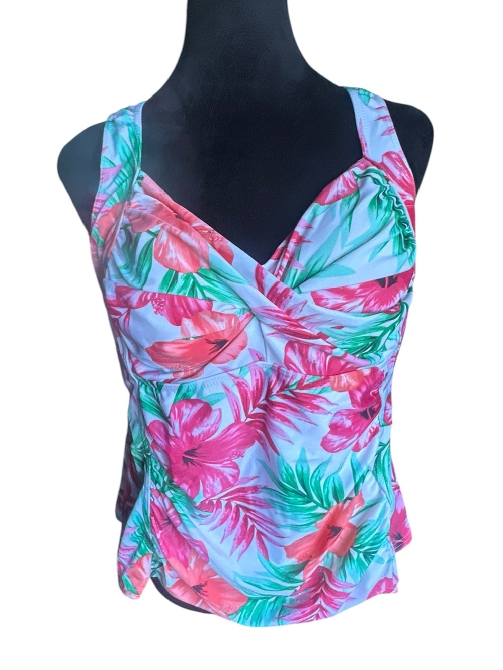 Shore Club Tropical Tankini Top – Size 18 – New With Tags